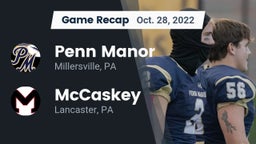 Recap: Penn Manor   vs. McCaskey  2022
