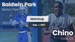 Matchup: Baldwin Park High vs. Chino  2017