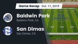Recap: Baldwin Park  vs. San Dimas  2019
