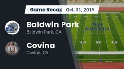 Recap: Baldwin Park  vs. Covina  2019