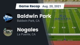 Recap: Baldwin Park  vs. Nogales  2021