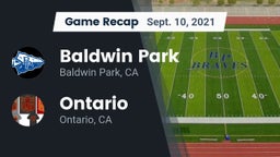 Recap: Baldwin Park  vs. Ontario  2021