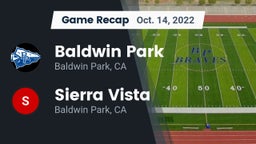 Recap: Baldwin Park  vs. Sierra Vista  2022