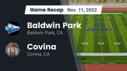 Recap: Baldwin Park  vs. Covina  2022