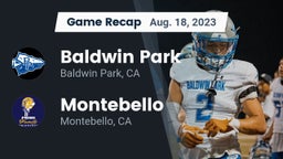 Recap: Baldwin Park  vs. Montebello  2023