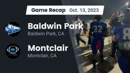 Recap: Baldwin Park  vs. Montclair  2023