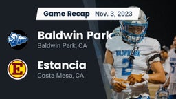 Recap: Baldwin Park  vs. Estancia  2023
