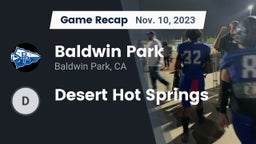 Recap: Baldwin Park  vs. Desert Hot Springs 2023