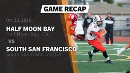 Recap: Half Moon Bay  vs. South San Francisco  2016