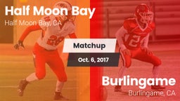 Matchup: Half Moon Bay High vs. Burlingame  2017