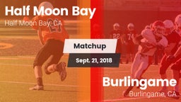 Matchup: Half Moon Bay High vs. Burlingame  2018
