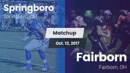 Matchup: Springboro High vs. Fairborn 2017