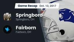 Recap: Springboro  vs. Fairborn 2017