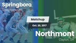 Matchup: Springboro High vs. Northmont  2017