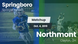 Matchup: Springboro High vs. Northmont  2019
