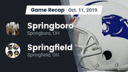 Recap: Springboro  vs. Springfield  2019