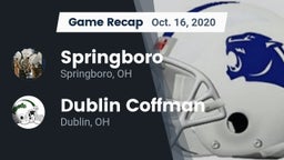 Recap: Springboro  vs. Dublin Coffman  2020