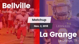 Matchup: Bellville High vs. La Grange  2018