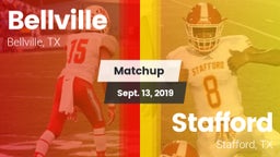 Matchup: Bellville High vs. Stafford  2019