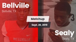 Matchup: Bellville High vs. Sealy  2019