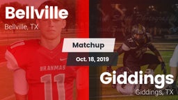 Matchup: Bellville High vs. Giddings  2019