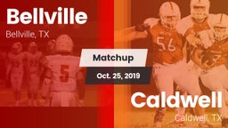 Matchup: Bellville High vs. Caldwell  2019