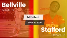 Matchup: Bellville High vs. Stafford  2020