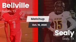 Matchup: Bellville High vs. Sealy  2020