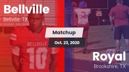 Matchup: Bellville High vs. Royal  2020