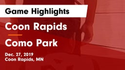 Coon Rapids  vs Como Park  Game Highlights - Dec. 27, 2019