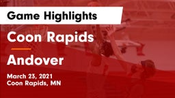 Coon Rapids  vs Andover  Game Highlights - March 23, 2021