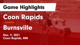 Coon Rapids  vs Burnsville Game Highlights - Dec. 9, 2021