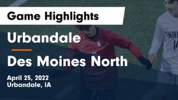 Urbandale  vs Des Moines North  Game Highlights - April 25, 2022