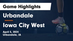 Urbandale  vs Iowa City West Game Highlights - April 5, 2024
