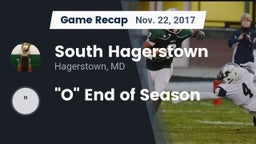 Recap: South Hagerstown  vs. "O" End of Season 2017