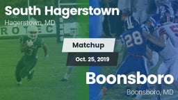 Matchup: South Hagerstown vs. Boonsboro  2019