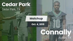 Matchup: Cedar Park High vs. Connally  2019