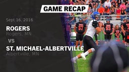 Recap: Rogers  vs. St. Michael-Albertville  2016
