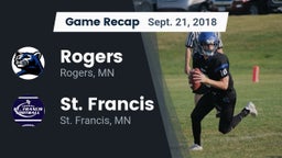 Recap: Rogers  vs. St. Francis  2018