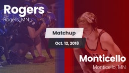 Matchup: Rogers  vs. Monticello  2018