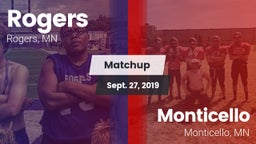 Matchup: Rogers  vs. Monticello  2019
