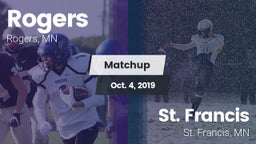 Matchup: Rogers  vs. St. Francis  2019