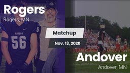 Matchup: Rogers  vs. Andover  2020