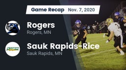 Recap: Rogers  vs. Sauk Rapids-Rice  2020