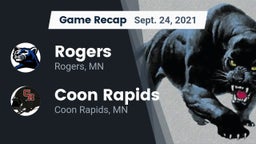 Recap: Rogers  vs. Coon Rapids  2021