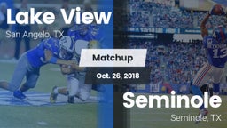 Matchup: Lake View High vs. Seminole  2018