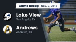 Recap: Lake View  vs. Andrews  2018