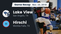 Recap: Lake View  vs. Hirschi  2018