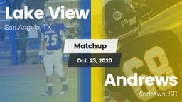 Matchup: Lake View High vs. Andrews  2020