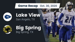 Recap: Lake View  vs. Big Spring  2020